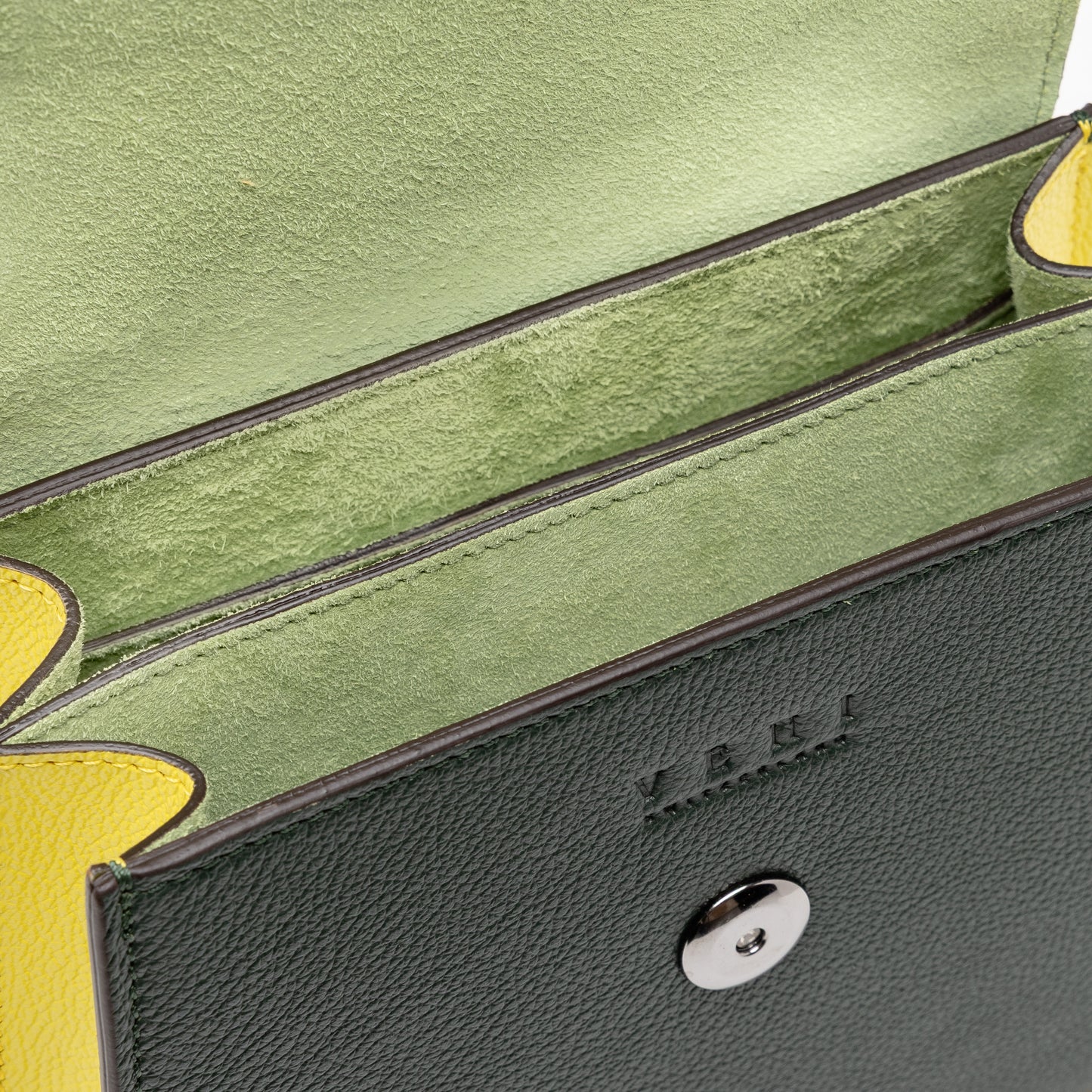 Mini Veni Forest Green & Lemon