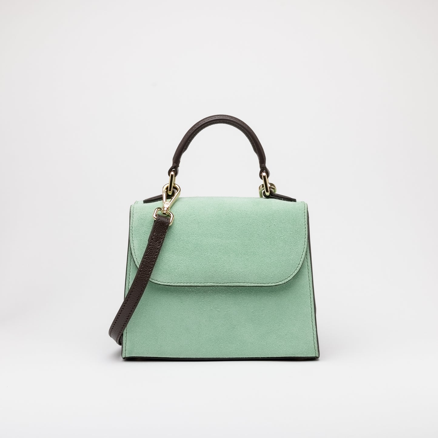 Mini Veni Mint Suede