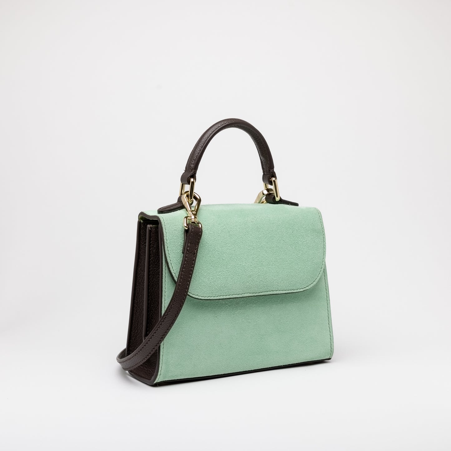 Mini Veni Mint Suede