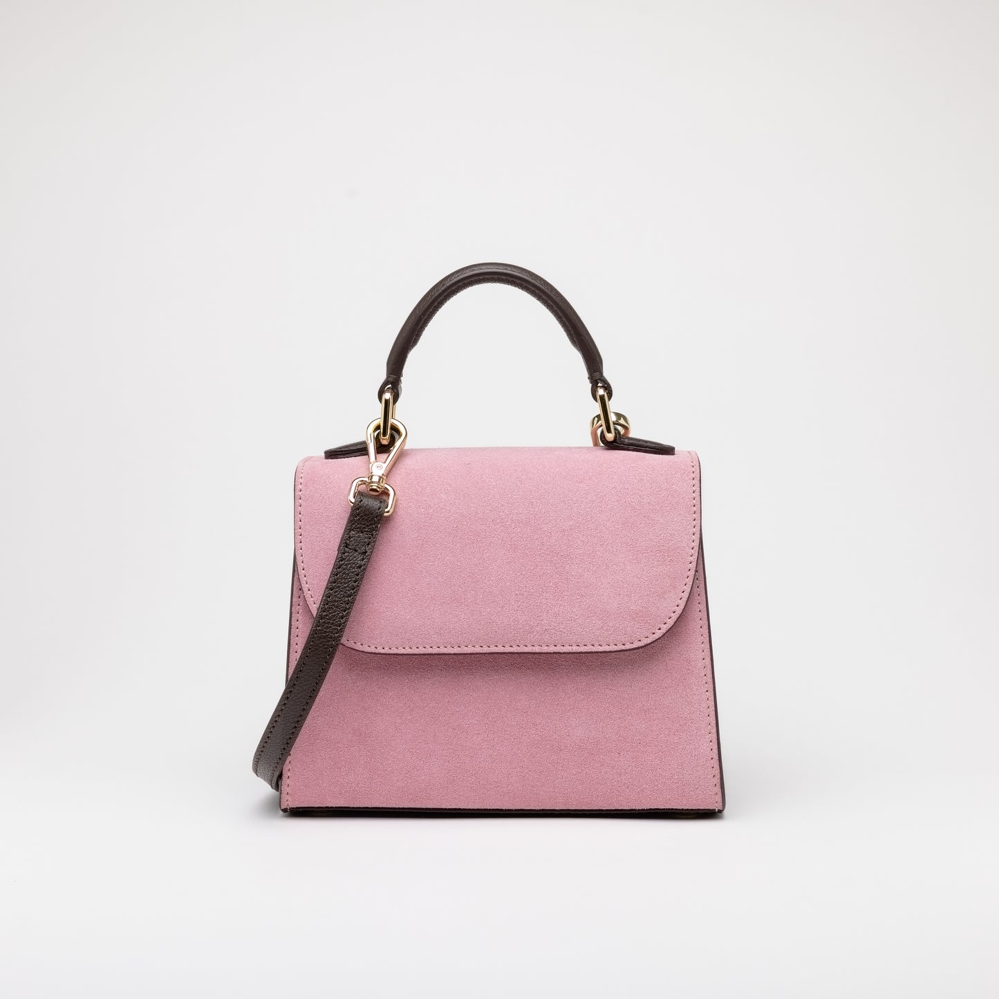 Mini Veni Pink Suede