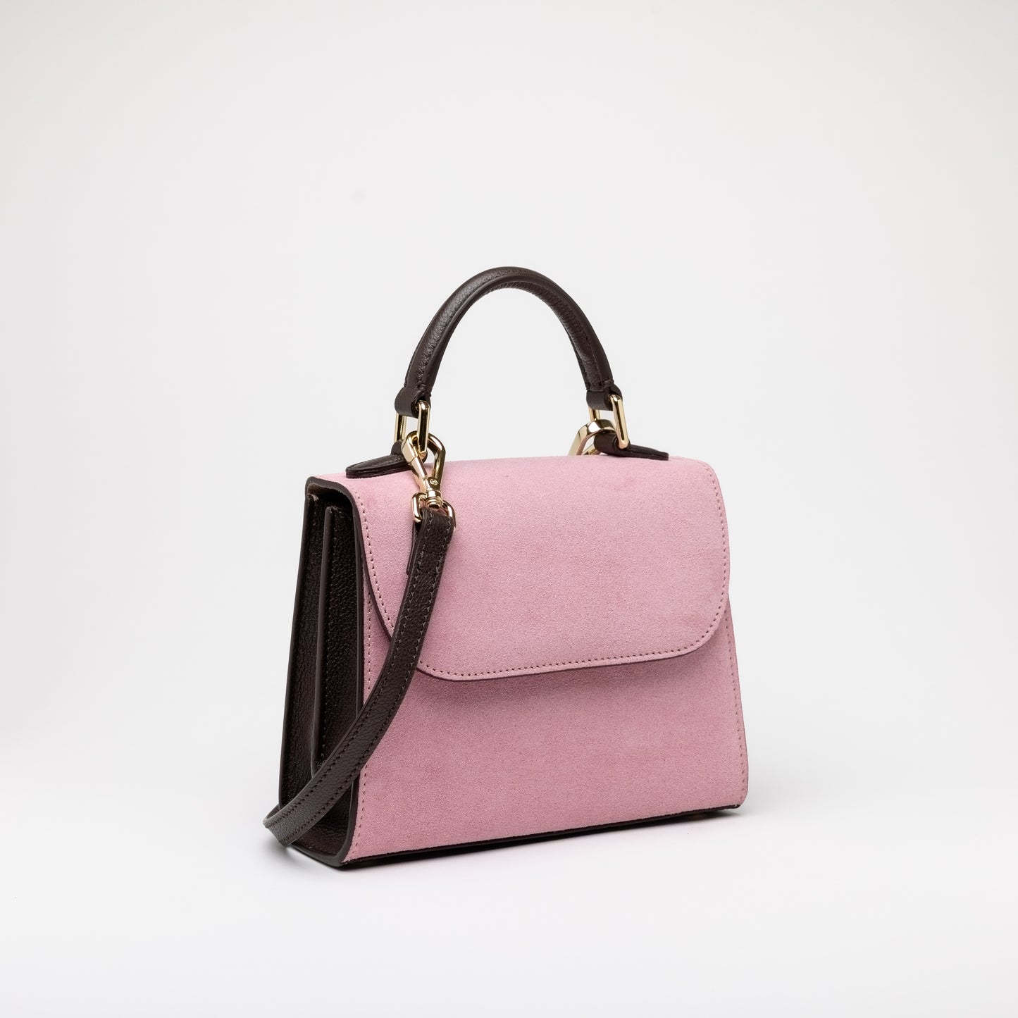 Mini Veni Pink Suede