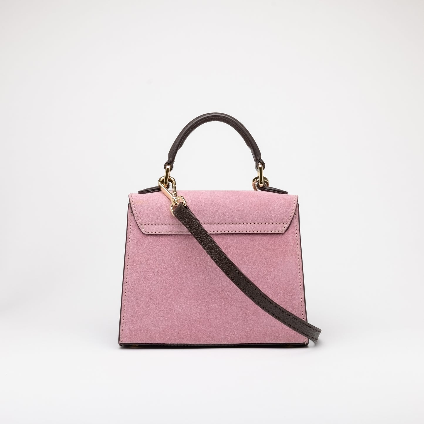 Mini Veni Pink Suede