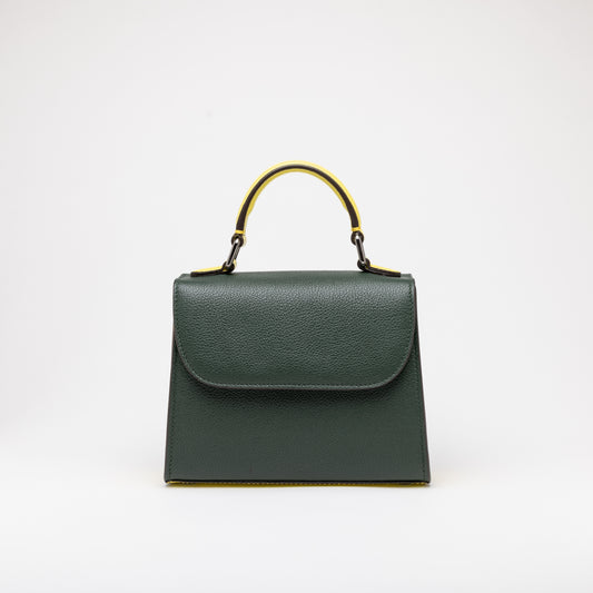 Mini Veni Forest Green & Lemon